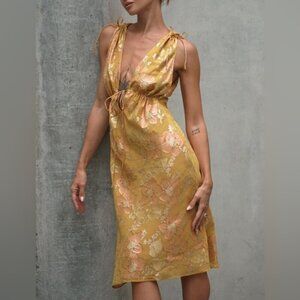 Rumored Paradise Golden Hour Midi Dress